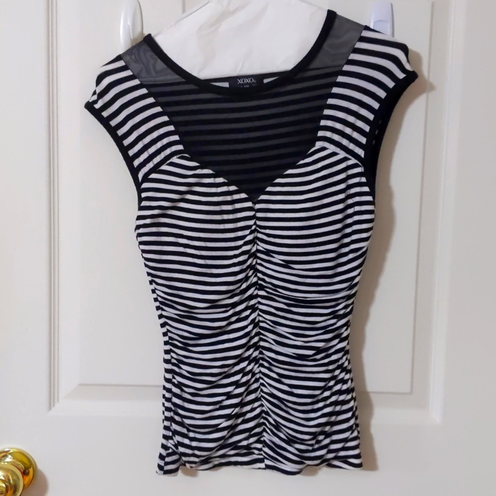 XOXO Striped sleeveless top Size M